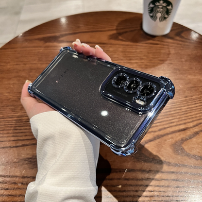 Oppo Reno 12 Pro 5G Transparent Shockproof Case With Airbag Corners