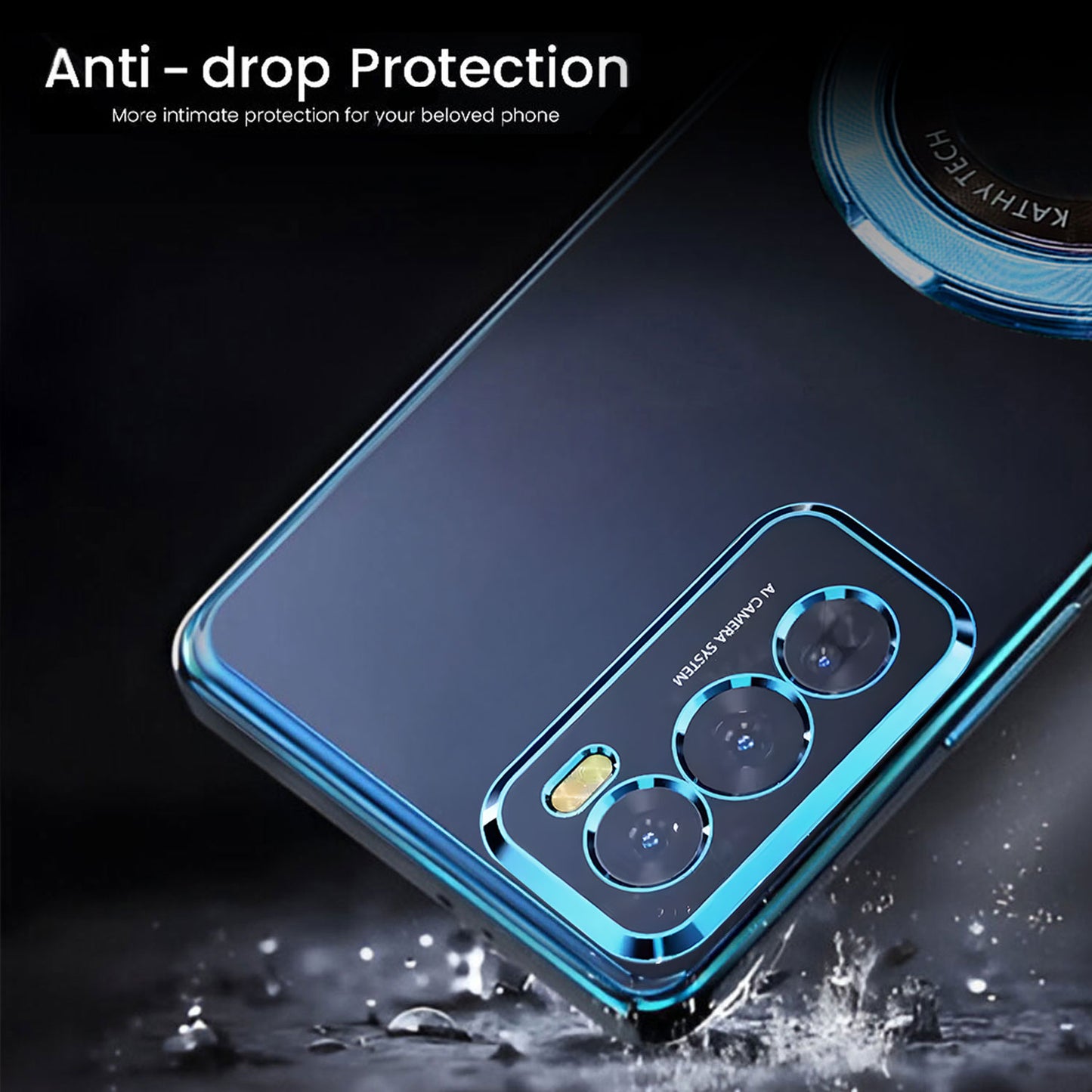 Oppo Reno 12 Pro 5G Magnifier Electroplating Case