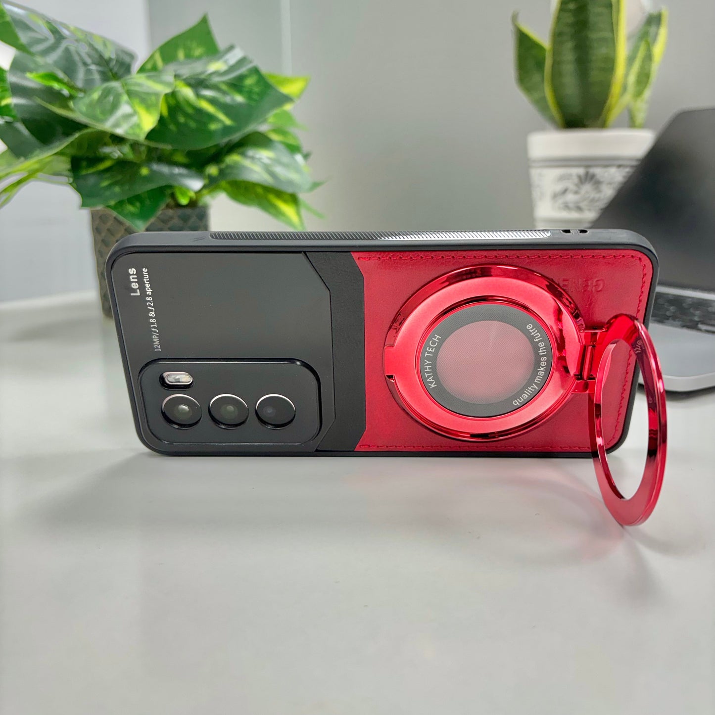 magnifier lens case for Oppo Reno 12