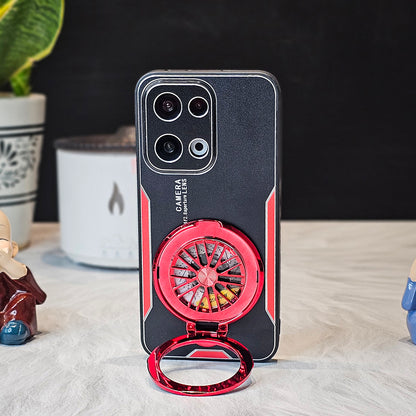 Oppo Reno 13 5G Best Selling Stress Buster Aluminium Metal Scratch Resistant Back Case