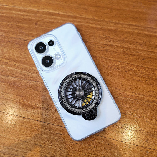 Oppo Reno13 5G 100% Original Transparent Stress Buster Wheel Case