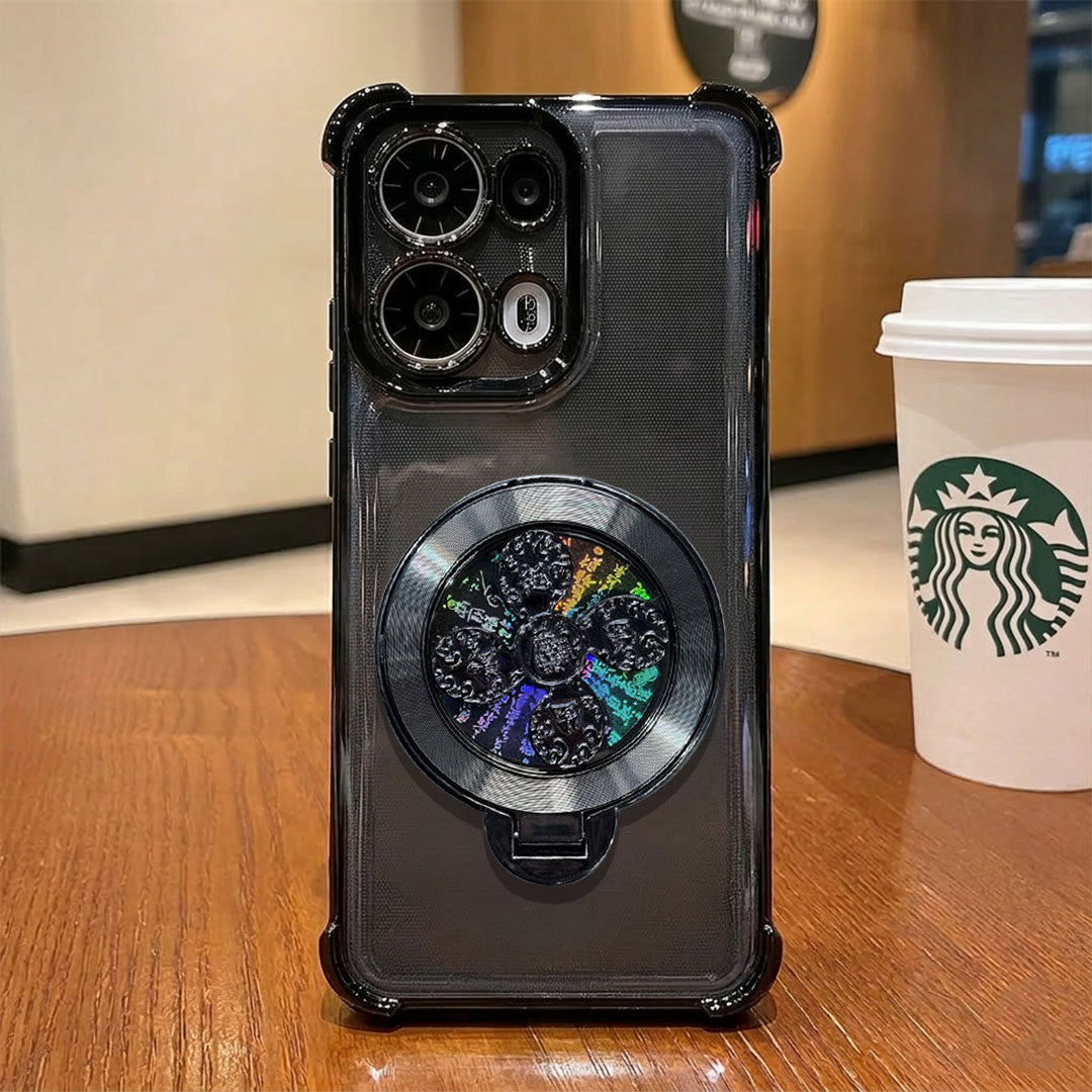 Oppo Reno14 Pro 5G Reflective Fidget Rotating Airbag Case