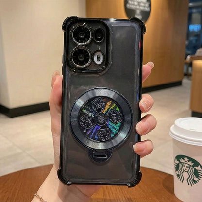 Oppo Reno14 Pro 5G Reflective Fidget Rotating Airbag Case