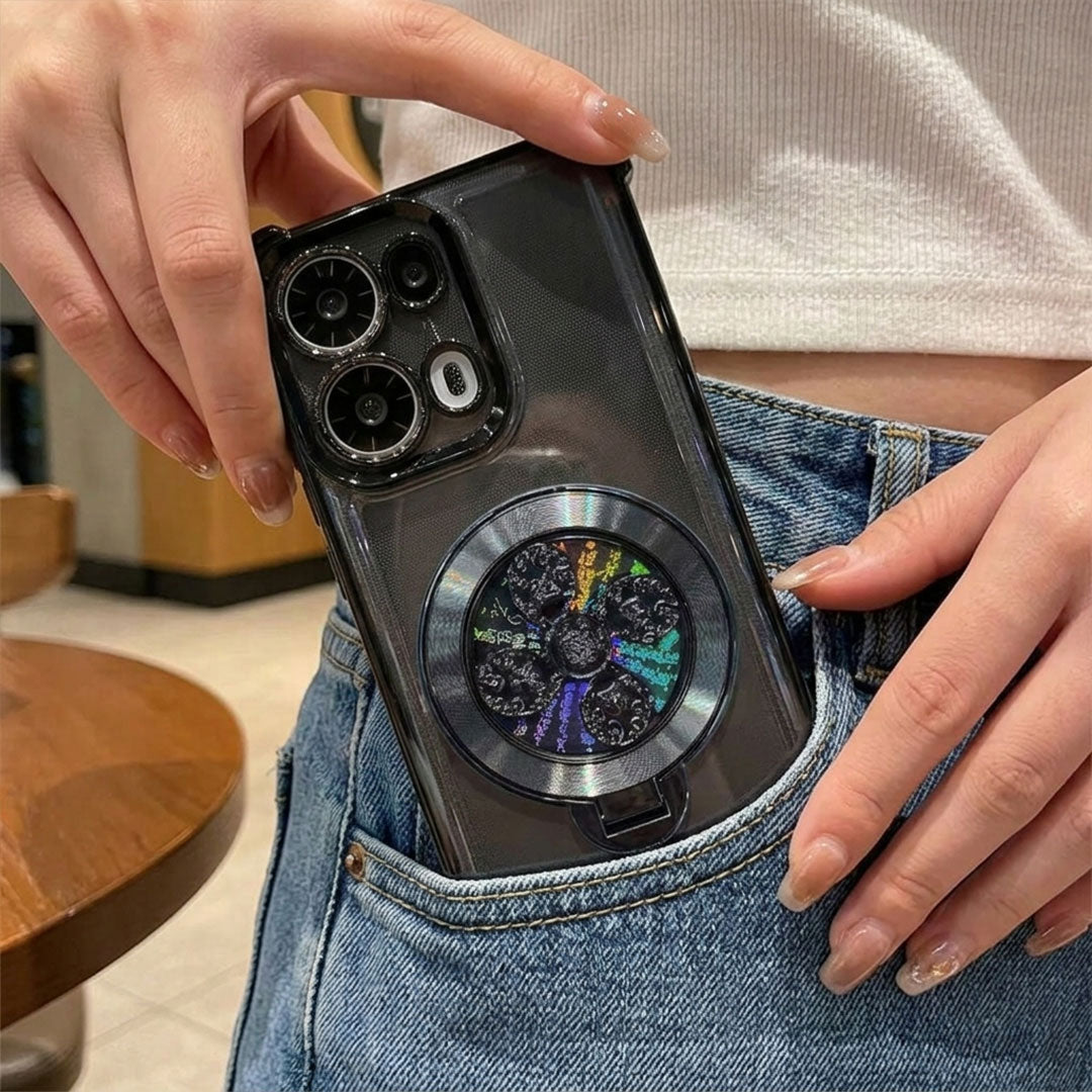 Oppo Reno14 Pro 5G Reflective Fidget Rotating Airbag Case