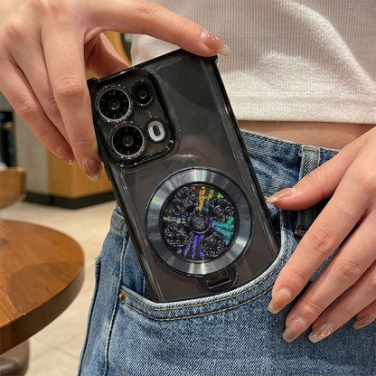 Oppo Reno14 Pro 5G Reflective Fidget Rotating Airbag Case