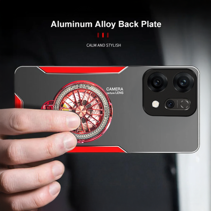 Oppo Reno 14 5G Metal Wheel Back Case