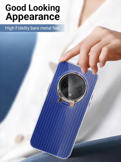 Oppo F27 Pro+ 5G Luxury Dual Layer Hybrid Camera Ring Stand Case