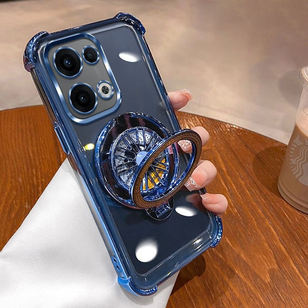 Premium Oppo F31 5G case with spinning wheel design

