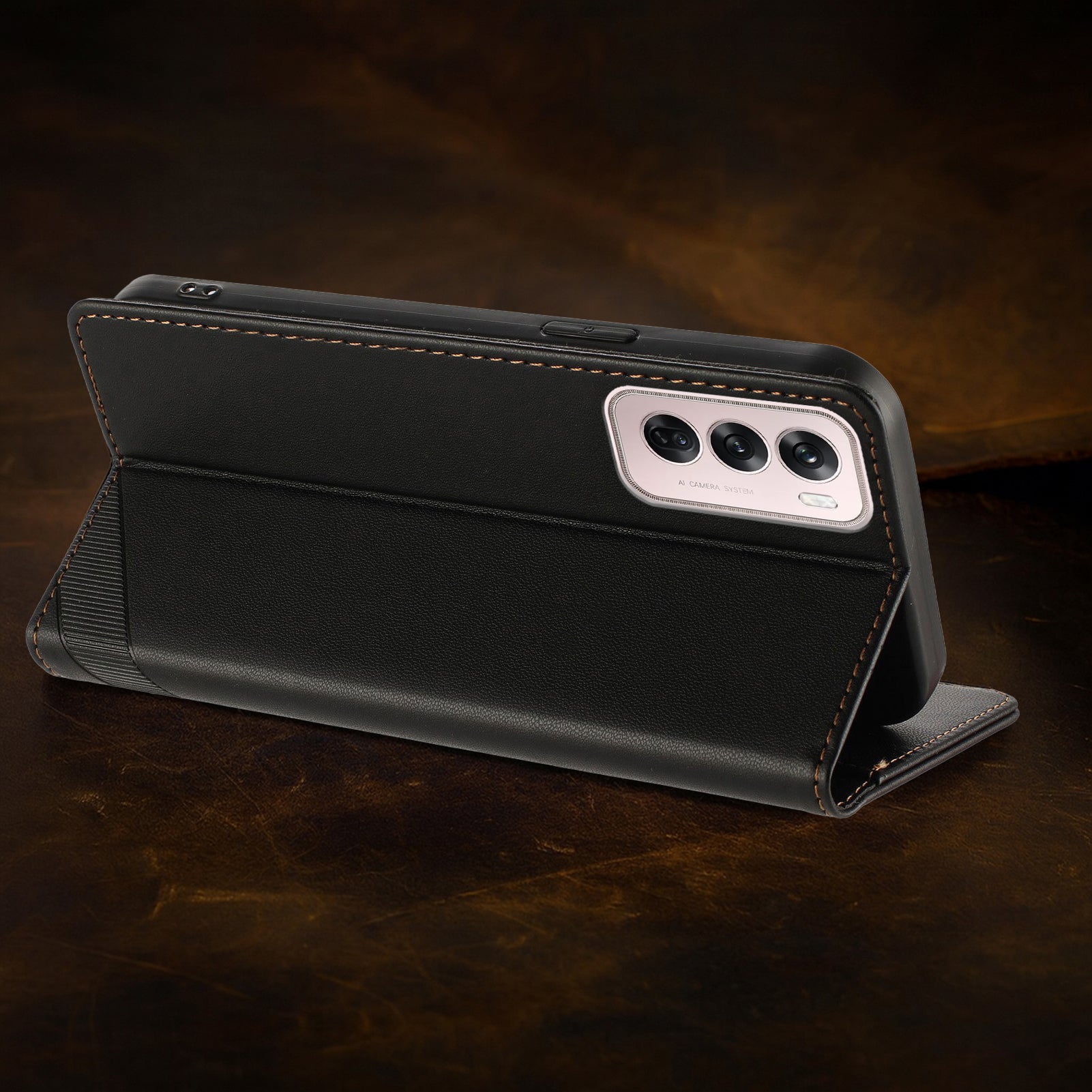 per RENO 12 PRO 5G Custodia Flip Cover Funzione Stand e Chiusura per RENO 12 PRO 5G Custodia Flip Cover Funzione Stand e Chiusura
