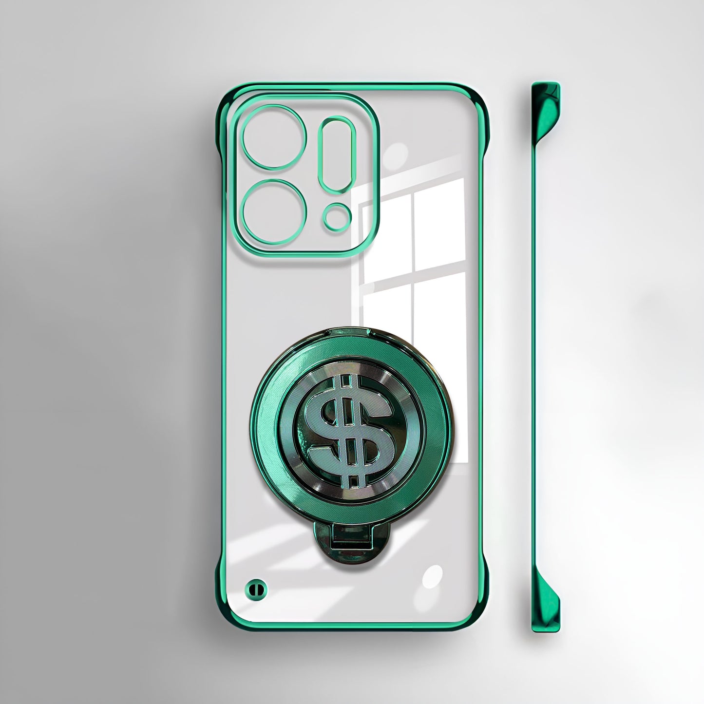 Oppo Reno 14 5G Premium Frameless Rotating Dollar Case