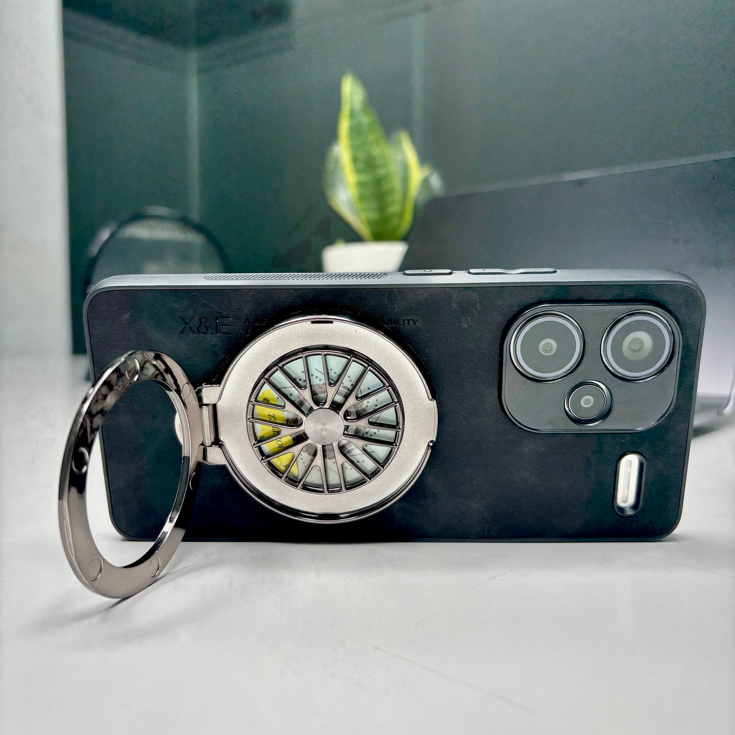 Redmi Note 13 Pro+ 5G Stress Buster Wheel Comfortable Touch Sheepskin Scratch Resistant Back Case