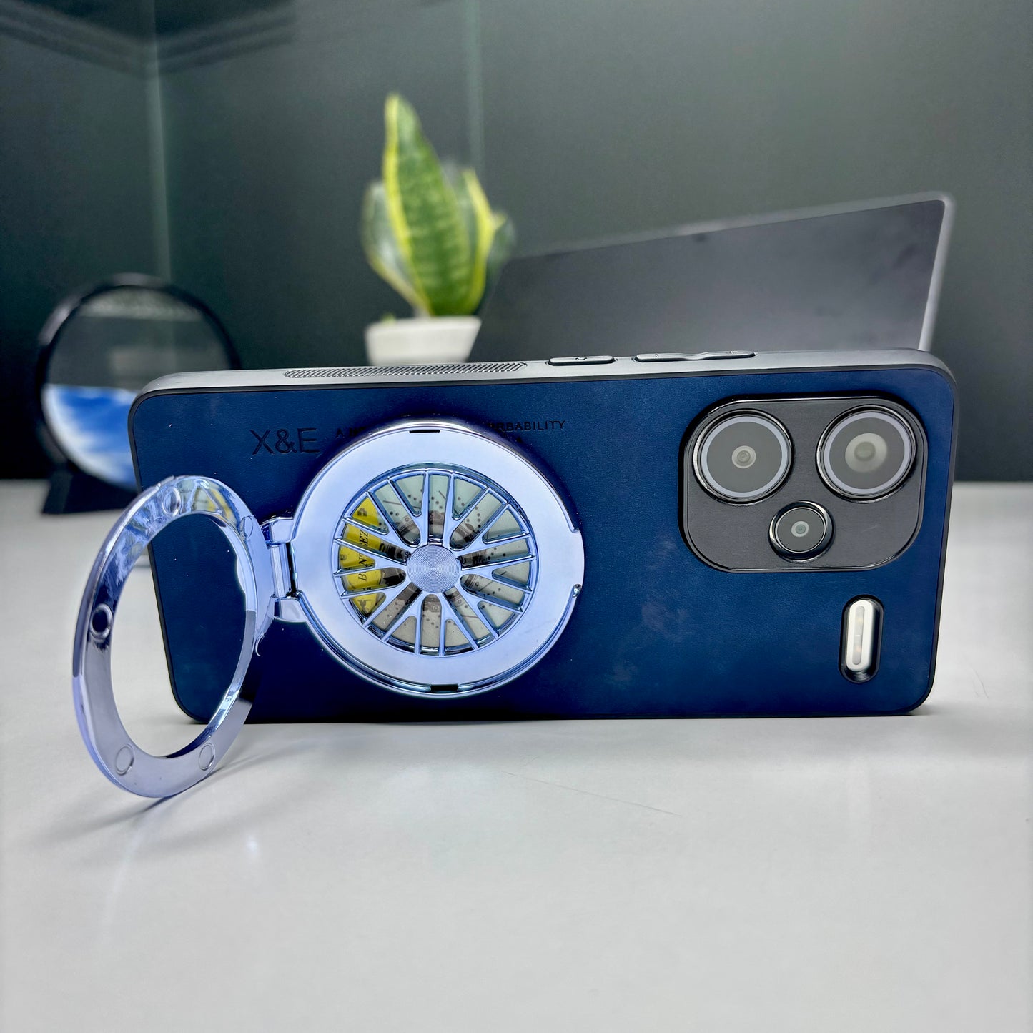 Redmi Note 13 Pro+ 5G Stress Buster Wheel Comfortable Touch Sheepskin Scratch Resistant Back Case