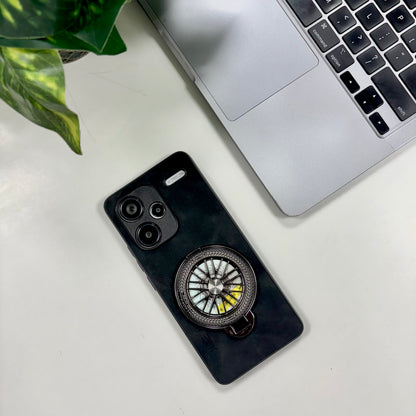 Redmi Note 13 Pro+ 5G Stress Buster Wheel Comfortable Touch Sheepskin Scratch Resistant Back Case