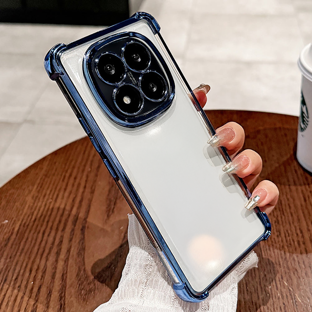 Redmi Note 14 Pro+ 5G Transparent Shockproof Case With Airbag Corners