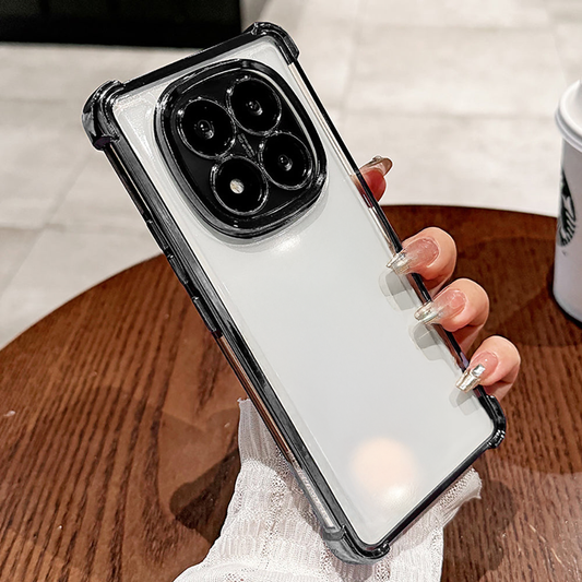 Redmi Note 14 Pro+ 5G Transparent Shockproof Case With Airbag Corners