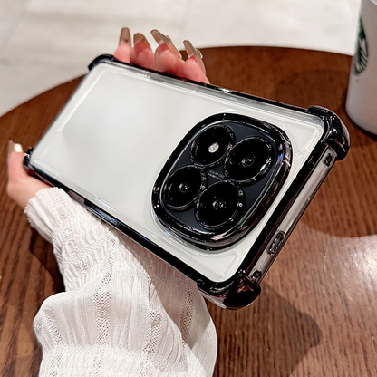 Redmi Note 14 Pro+ 5G Transparent Shockproof Case With Airbag Corners