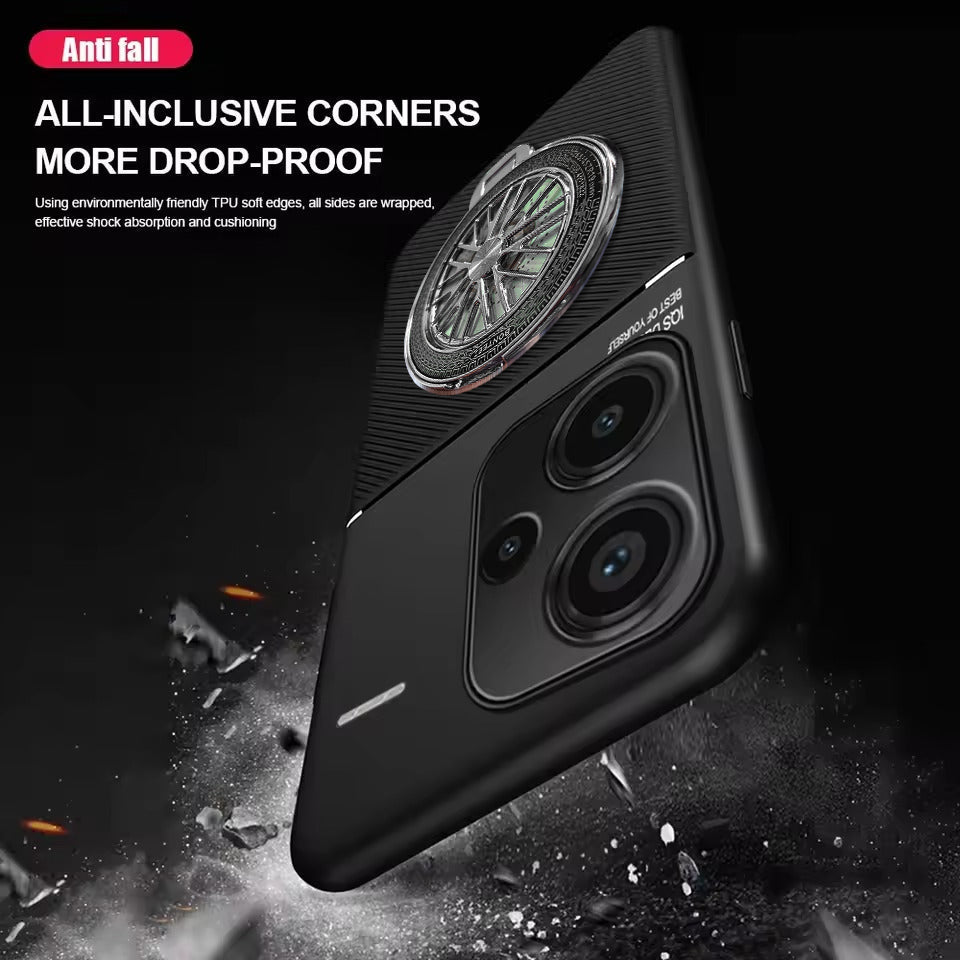 Redmi Note 13 Pro+ 5G Stress Buster Wheel Hybrid Scratch Resistant Back Case