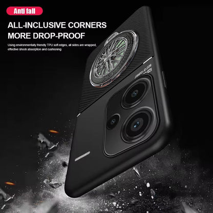 Redmi Note 13 Pro+ 5G Stress Buster Wheel Hybrid Scratch Resistant Back Case