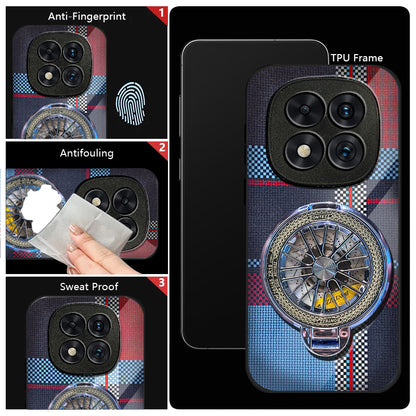 Redmi Note 14 Pro+ 5G Premium Stress Buster Wheel Grid Pattern Back Case