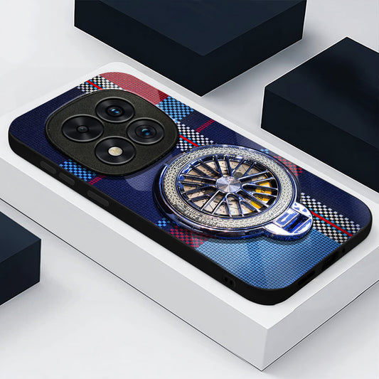 Redmi Note 14 Pro+ 5G Premium Stress Buster Wheel Grid Pattern Back Case