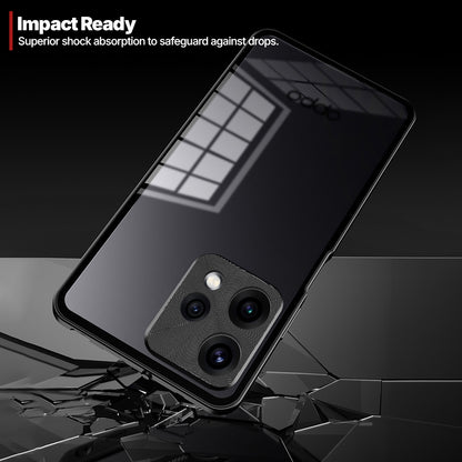 Oppo Reno 15 5G Aluminium Metal Bumper Shield Transparent Back Case