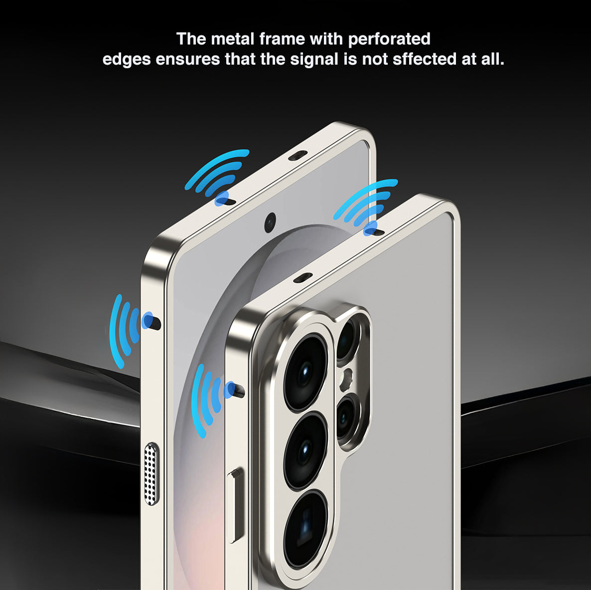 Samsung Galaxy S26 Ultra 5G Aluminium Metal Frame Case With Metal Camera Lens Protection