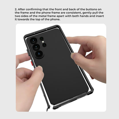 Samsung Galaxy S26 Ultra 5G Aluminium Metal Frame Case With Metal Camera Lens Protection