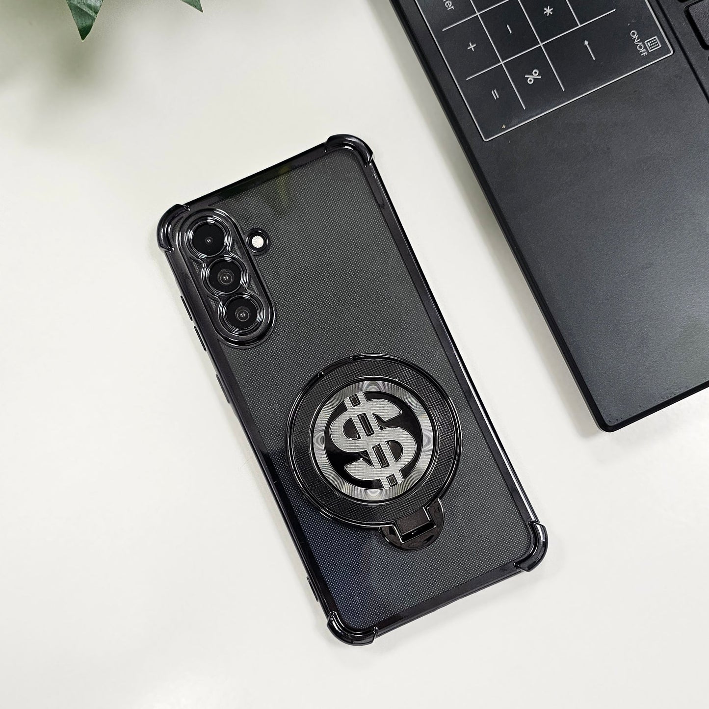 Samsung Galaxy A16 5G Four Corner Airbags 100% Original Astro Money Magnet Rotating Dollar Case