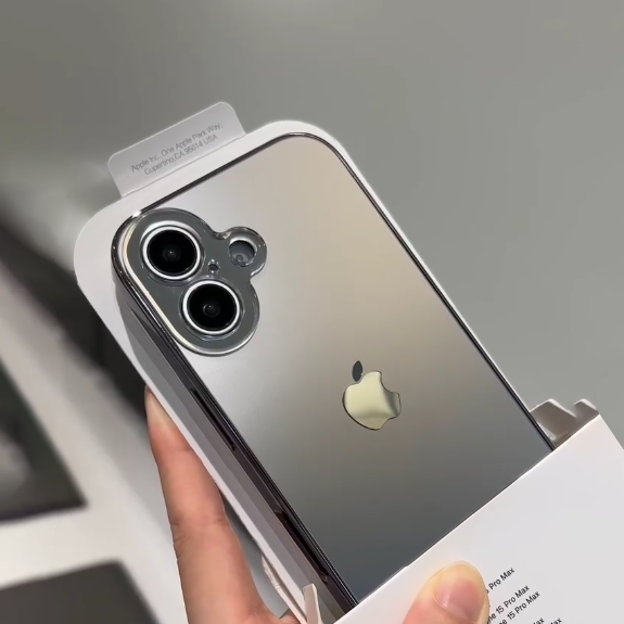 Glossy Ultra Thin Electroplated Camera Lens Protection iPhone Case