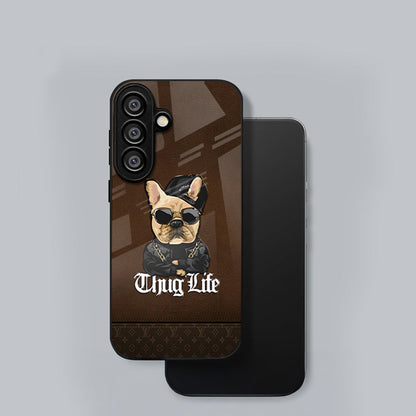 Samsung Galaxy A36 5G Premium Acrylic Shockproof Glass Back Case (Thug Life)