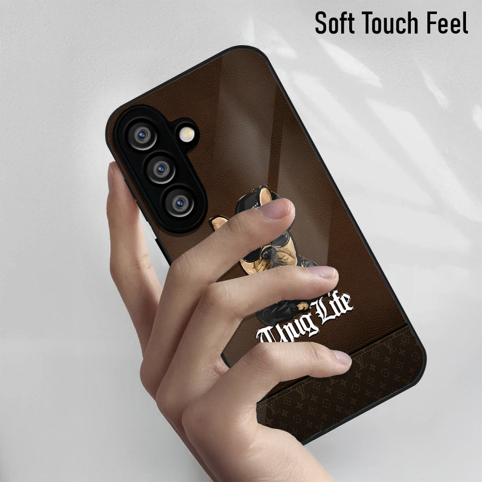 Samsung Galaxy A36 5G Premium Acrylic Shockproof Glass Back Case (Thug Life)