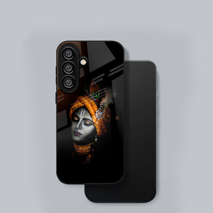 Samsung Galaxy A36 5G Premium Acrylic Shockproof Glass Back Case (Turban Krishna)