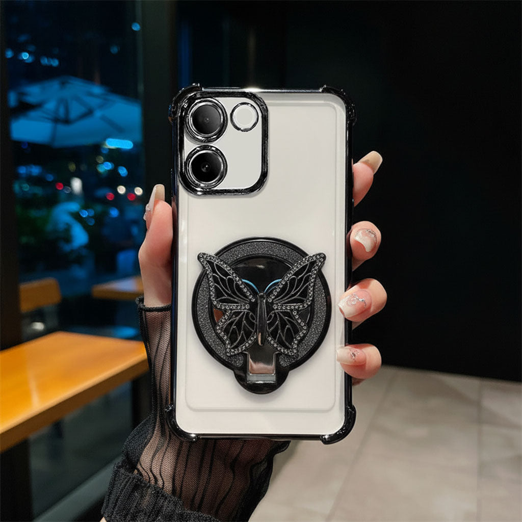 Vivo T2 Pro 5G Premium Butterfly Stand Airbags Case