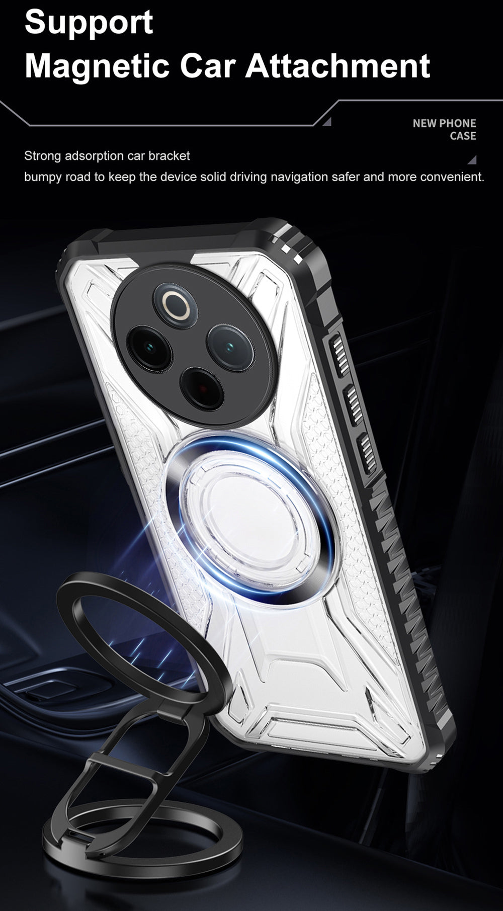 Vivo T4 5G Magsafe Shockproof Armour Case