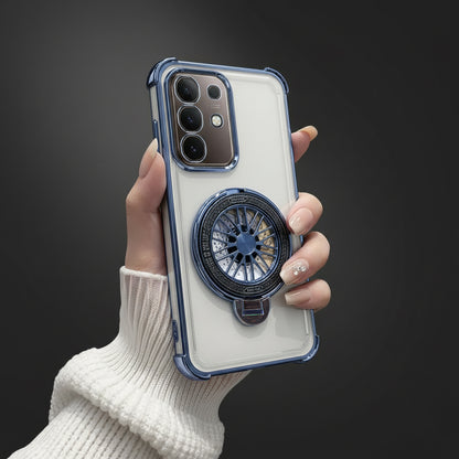 Vivo T4x 5G Premium Stress Buster Wheel Rotating Shockproof Airbags Case