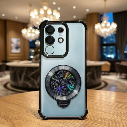 Vivo T4x 5G Reflective Fidget Rotating Airbag Case