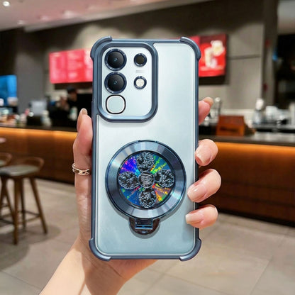 Vivo T4x 5G Reflective Fidget Rotating Airbag Case