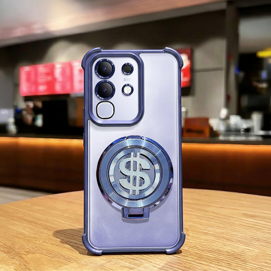 Vivo T4x 5G Four Corner Airbags 100% Original Astro Money Magnet Rotating Dollar Case