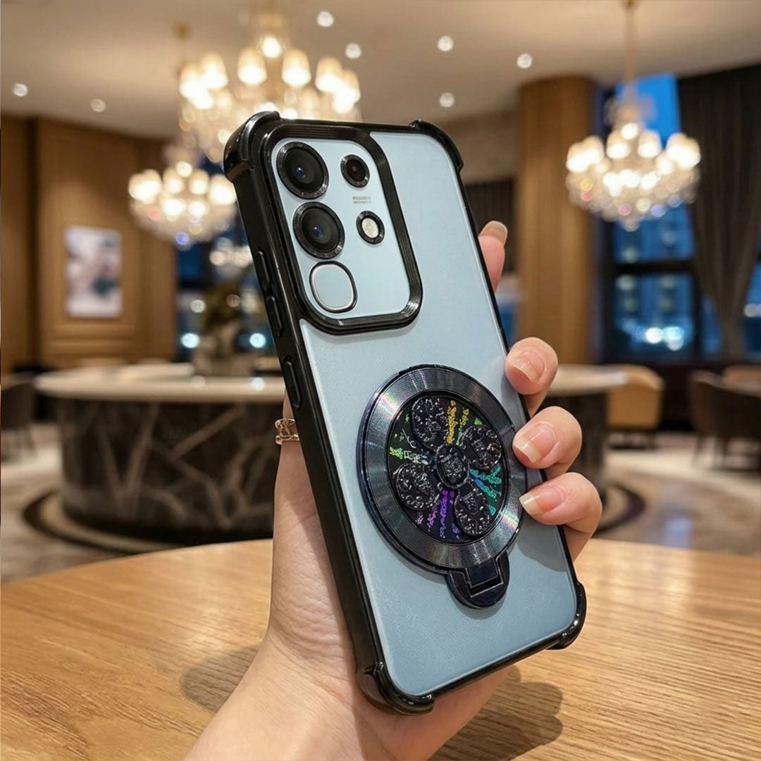 Vivo T4x 5G Reflective Fidget Rotating Airbag Case