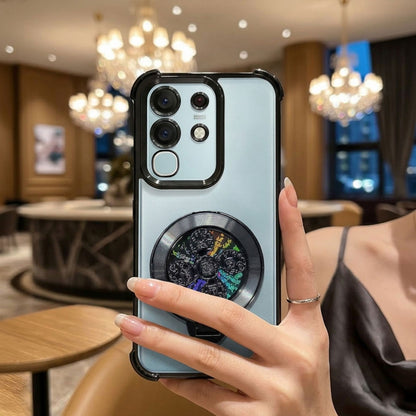 Vivo T4x 5G Reflective Fidget Rotating Airbag Case