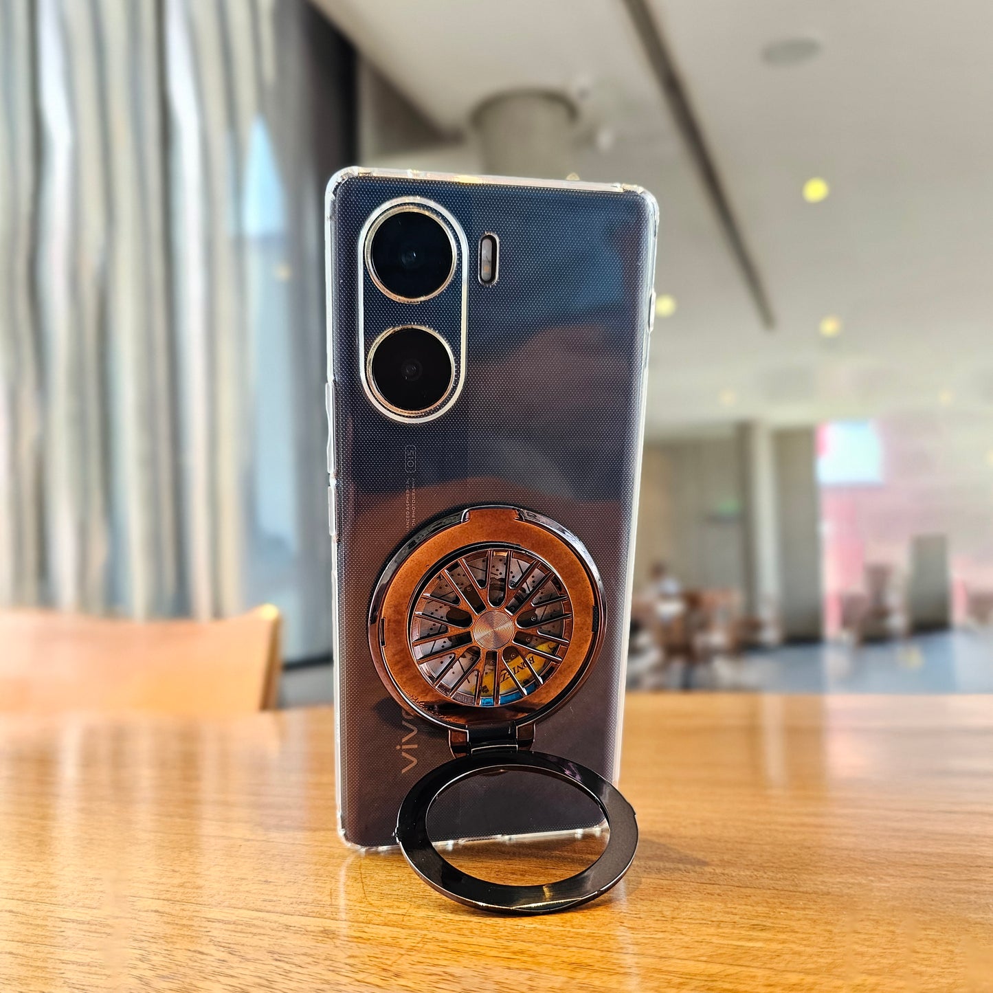 Vivo V29e 5G 100% Original Transparent Stress Buster Wheel Case