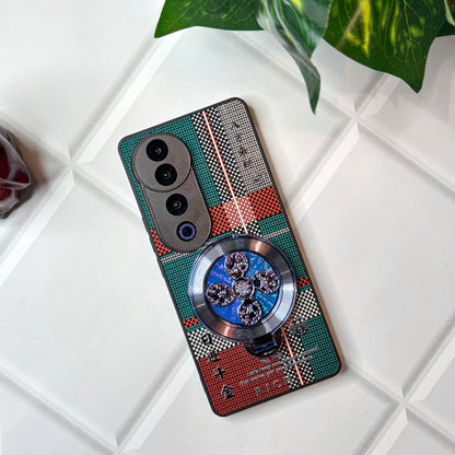 Vivo V40 Pro 5G Rich Manifestation Wheel Grid Pattern Back Case