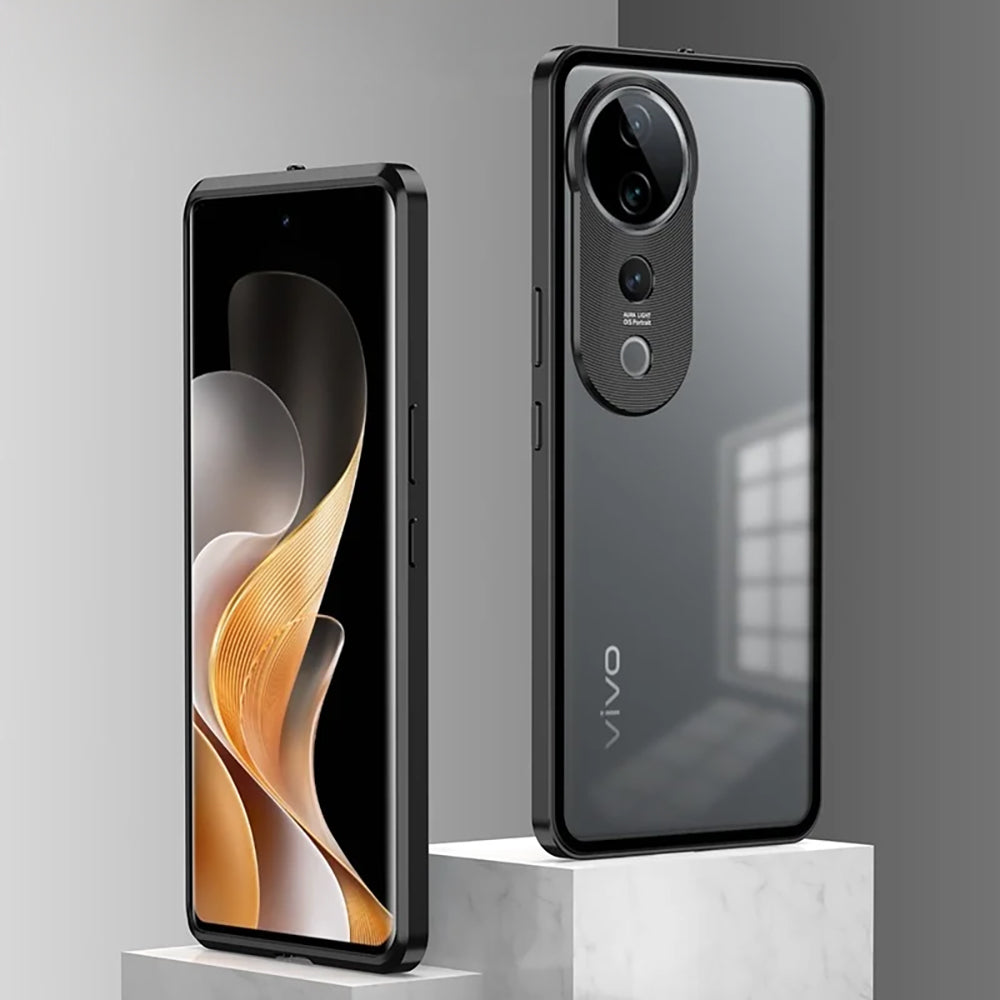 IVoler Cover Per Vivo V40 5G | Custodia Morbida TPU Antiurto Grado Militare Con Protezione Fotocamera, Nero