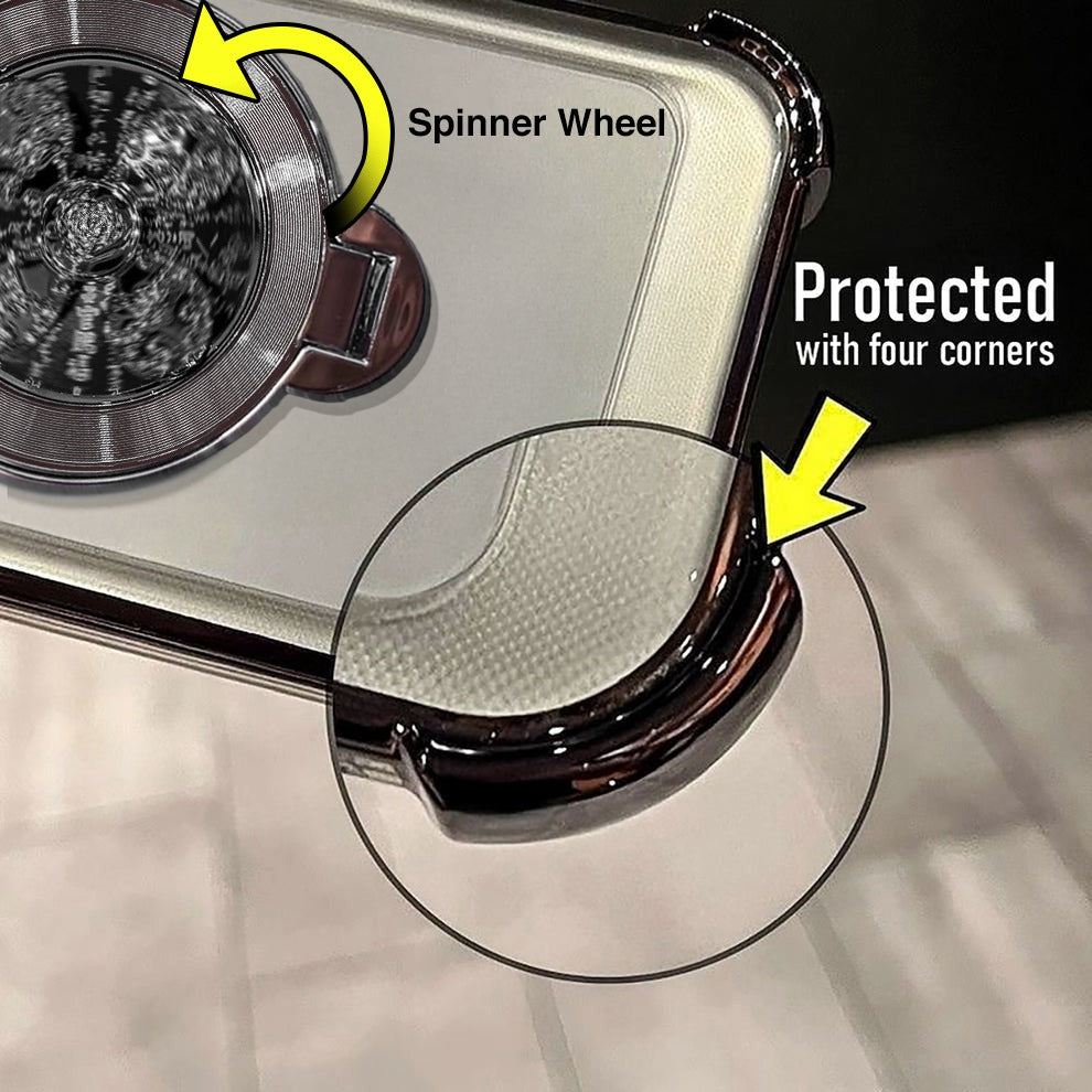 Vivo V50 5G Reflective Fidget Rotating Airbag Case