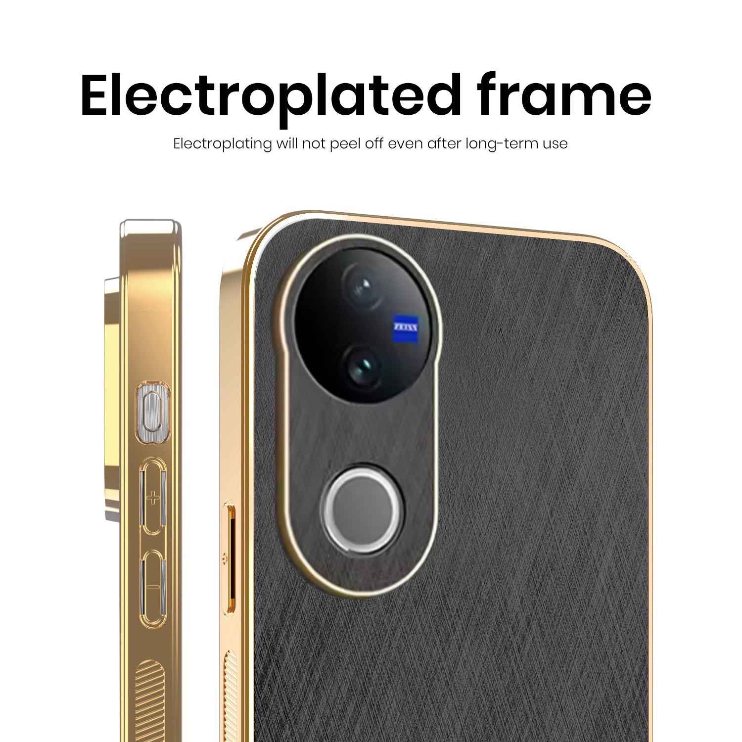 Vivo V50 5G Electroplated Frame Back Case
