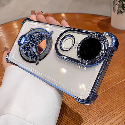 Vivo T4R 5G Premium Butterfly Stand Airbags Case