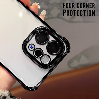 Vivo V70 Elite 5G Transparent Shockproof Case With Airbag Corners