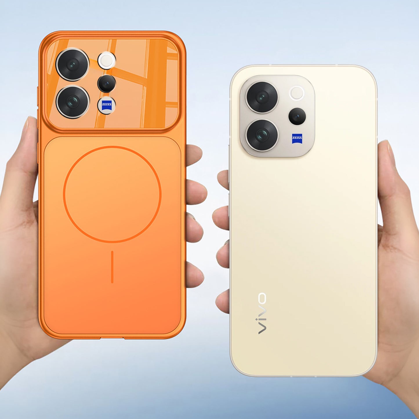 Vivo V70 5G Premium Camera Lens Magnetic Matte Finish Shockproof Case