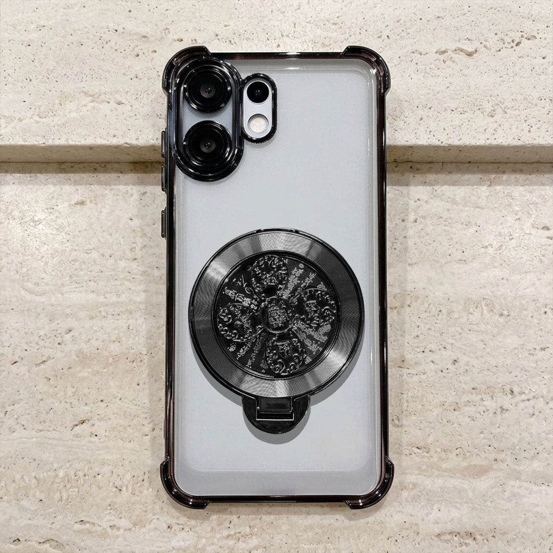 Vivo X200 FE 5G Reflective Fidget Rotating Airbag Case