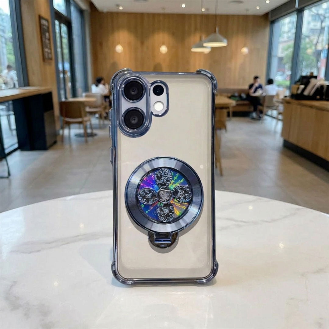 Vivo X200 FE 5G Reflective Fidget Rotating Airbag Case